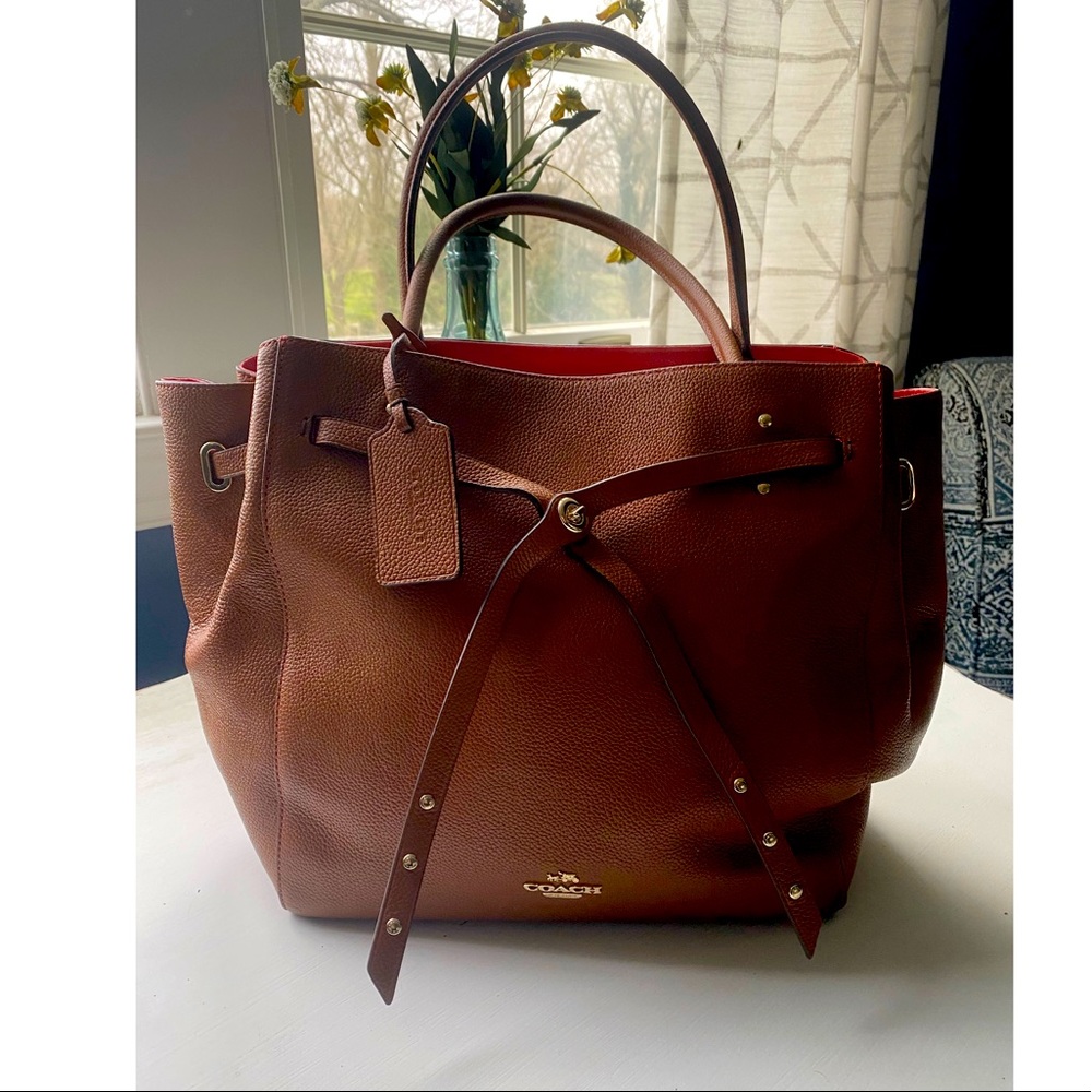 Coach leather Tote
